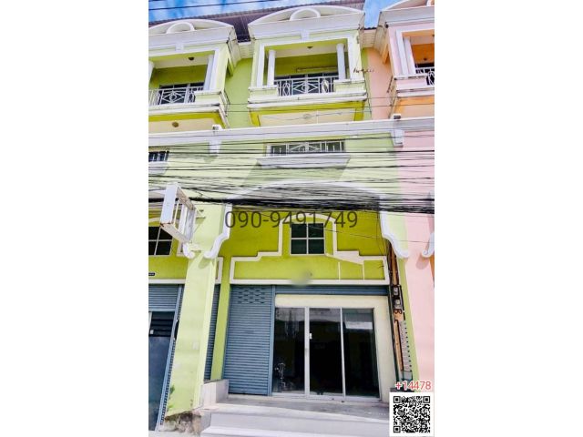 ขาย อาคารพาณิชย์ 3 ชั้น บ้านรุ่งกิจวิลล่า 14  ใกล้ สนามบินสุวรรณภูมิ