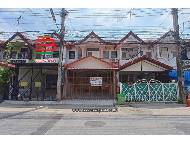ทาวน์เฮาส์ หมู่บ้าน มนชญา 1 เนื้อที่ 16 ตร.ว ซอยสายไหม 21 แขวงสายไหม เขตสายไหม กรุงเทพมหานคร