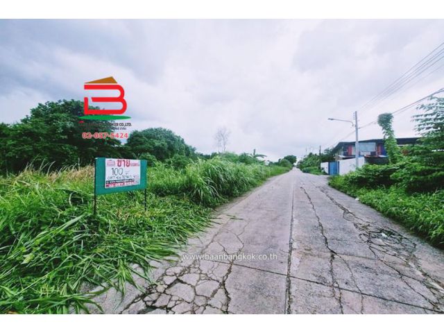 ที่ดินเปล่า ซอยเทพกุญชร 36 (คลอง 1) เนื้อที่ 100 ตรว. ใกล้ตลาดไท ถ.พหลโยธิน ต.คลองหนึ่ง อ.คลองหลวง จ.ปทุมธานี