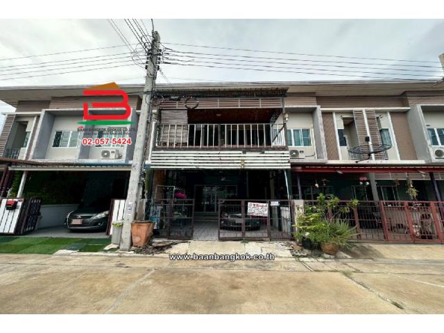 ทาวน์โฮม โครงการ เดอะเบลส ชัยพฤกษ์ เนื้อที่ 20 ตร.ว ตำบลละหาร อำเภอบางบัวทอง จังหวัดนนทบุรี