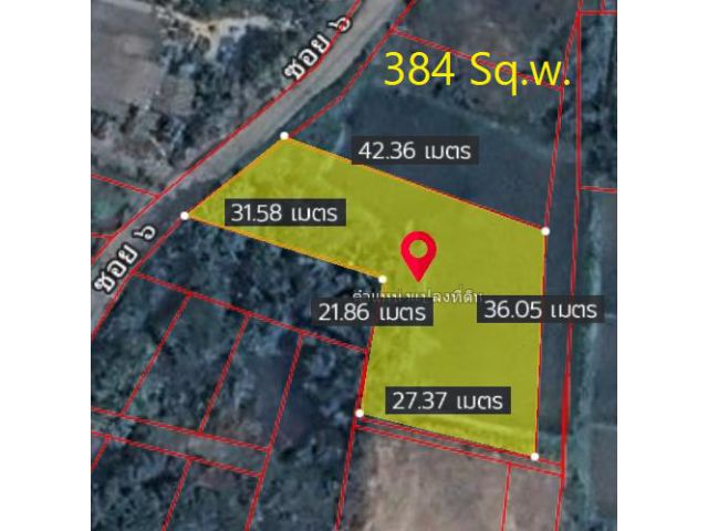 L445-ขายที่นา 384 ตรว. ต.เหมืองแก้ว อ.แม่ริม จ.เชียงใหม่