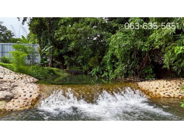 ขายบ้านสวน 2 หลัง ที่ดินติดลำธาร ต.สาริกา อ.เมืองนครนายก