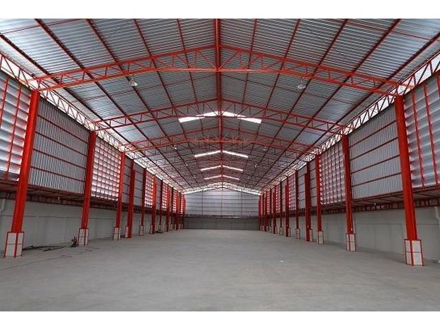 โกดัง พร้อมออฟฟิศ 1,600 ตารางเมตร ลาดกระบัง 14  ใกล้สนามบินสุวรร