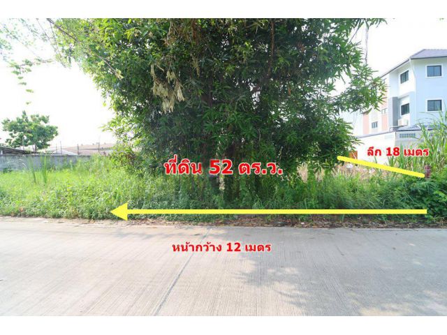 ขายที่ดิน 52 ตรว.พัฒนาชนบท 3 แยก 4 ลาดกระบัง ใกล้สนามบินสุวรรณภูมิ, แอร์ลิงก์ ลาดกระบัง เข้าออก ถ. ศรีนครินทร์-ร่มเกล้า