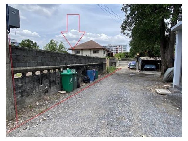 ขายที่ดินเปล่า เนื้อที่ 223 ตร.วา ซอยสบายใจ ถนนสุทธิสารวินิจฉัย ใกล้ MRT สุทธิสาร เหมาะสร้างบ้านหรือสำนักงาน