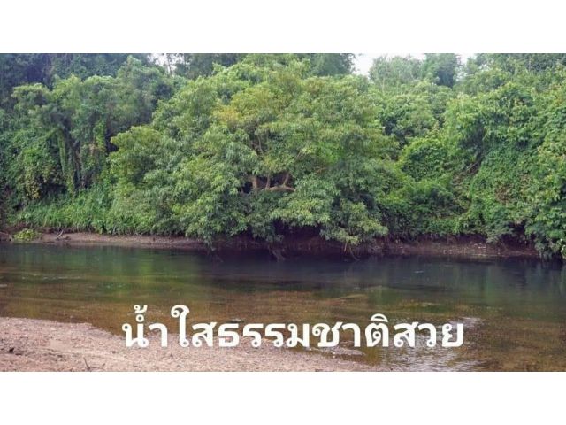 ขายที่ดิน 1.67 ไร่ ติดแม่น้ำเพชรบุรี แก่งกระจาน ทำเลเหมาะทำรีสอร์ท-บ้านพัก