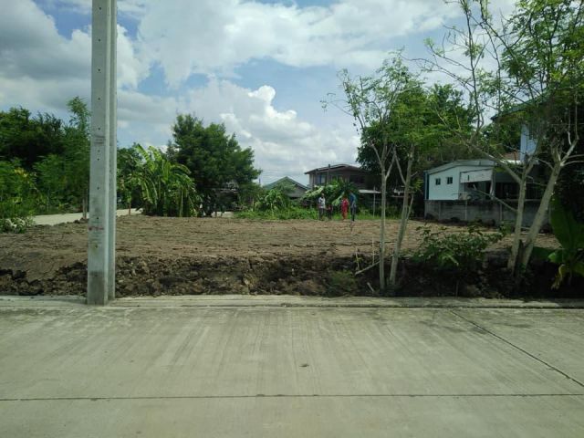 ขายที่ดินพหลโยธิน54สายไหมถมแล้วเหมาะสร้างบ้านแปลงมุม