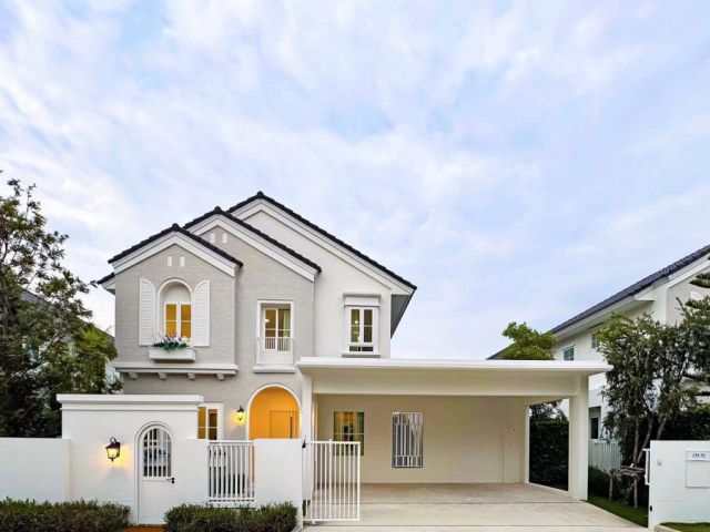 PK859 ให้เช่าบ้านเดี่ยวตกแต่งพร้อมอยู่ติด Clubhouse โครงการชัยพฤกษ์ บางนา กม.15 (CHAIYAPRUEK Bangna Km.15)