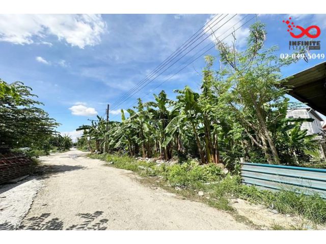 ขายที่ดิน 90 ตร.ว. สุขุมวิท-ศรีนครินทร์ ซอยลาซาล 52/2 ถมแล้ว เหมาะทำโกดัง-โรงงาน  ใกล้ BTS-ศรีลาซาล