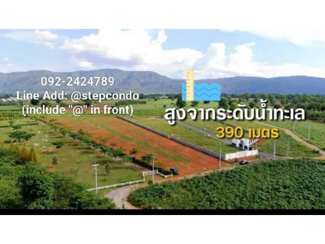ที่ดินหมูสี แปลงเล็ก วิวสวย เห็นเขาใหญ่ชัด
