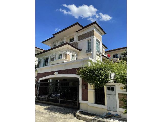 ขายบ้านเดี่ยว 3 ชั้น บ้านกลางกรุง เดอะนีซ รัชวิภา ใกล้ตลาดบองมาร์