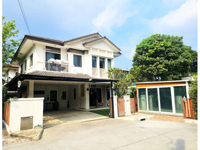 ขายบ้าน 87 ตรว 4 ห้องนอน หมู่บ้านมัณฑนา เลค วัชรพล ถนนสุขาภิบาล 5