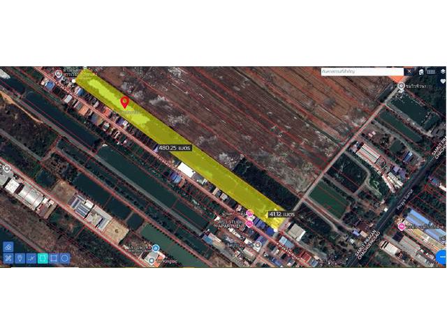 ขายที่ดิน 12 ไร่ ผังสีม่วง บางบ่อ สมุทรปราการ ใกล้นิคมเวลโกรล นิค