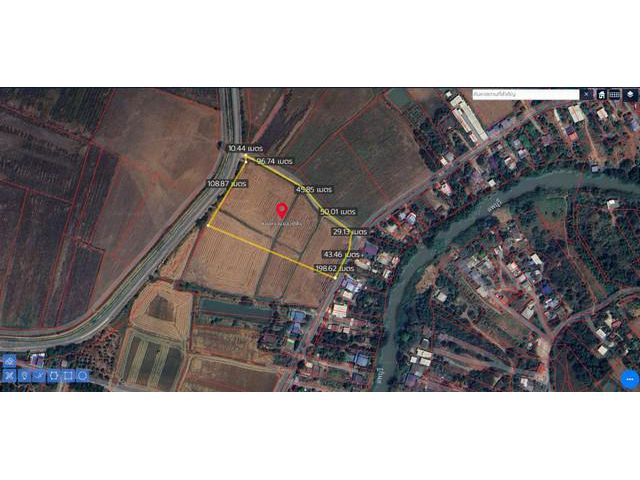 ขายที่เปล่าติดถนนบ้านแพรก จ.อยุธยา ใกล้สหกรณ์การเกษตรบ้านแพรก