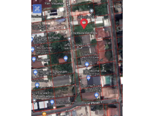 ขายที่ดิน ซ.ลาดพร้าว 1 แยก 29 ขนาด 103 ตารางวา ถมแล้ว เหมาะสร้างบ้านพักอาศัย