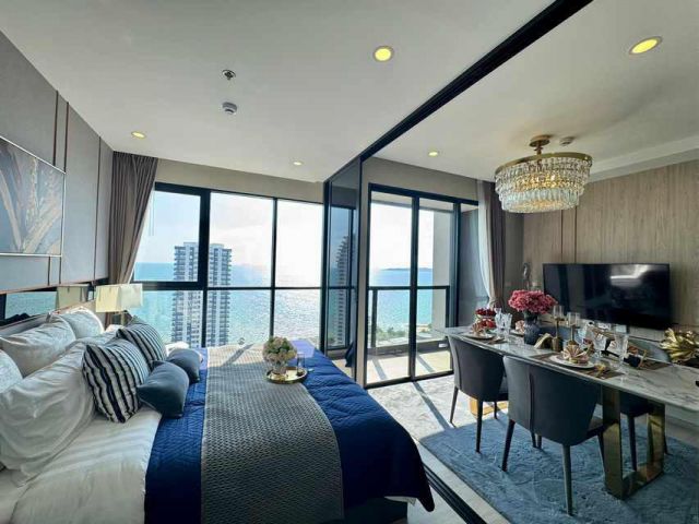 C1021 ขายคอนโดหรู The Panora Pattaya พระตำหนัก วิวทะเล