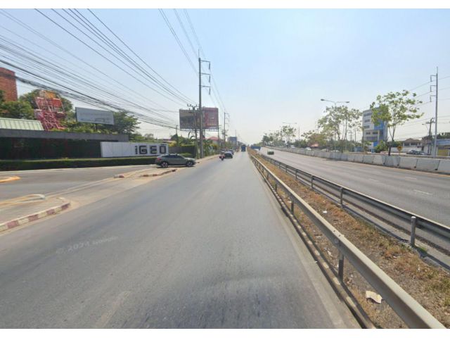 ขายที่ดินเปล่าราคาถูก ถนนนครอินทร์ ใกล้โรงเรียนเด่นหล้าพระราม 5