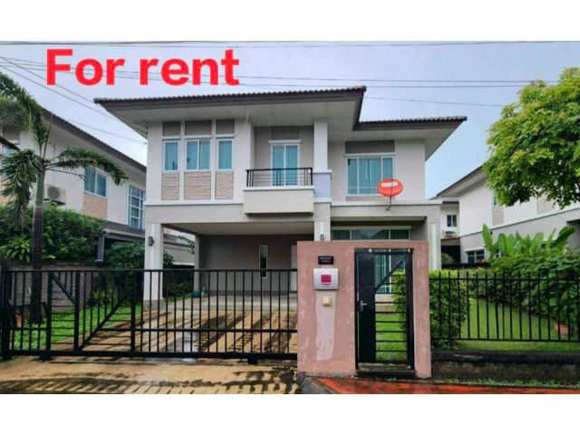 ให้เช่าด่วน บ้านเดี่ยว The Plant แจ้งวัฒนะ 3 นอน พร้อมเฟอร์ฯ  32k/เดือน