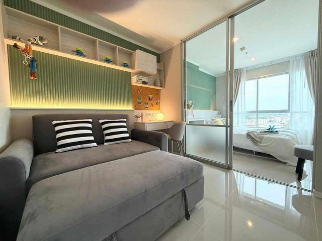 C1023 ขายคอนโด ลุมพินีวิลล์ นาเกลือ-วงศ์อมาตย์ ห้องรีโนเวทใหม่