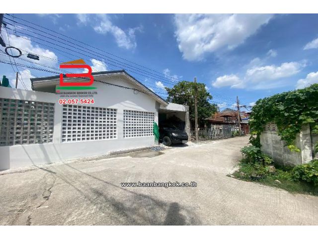บ้านเดี่ยว หมู่บ้าน พงษ์ธรรม ซอย 6 เนื้อที่ 45 ตร.ว (ซอยแจ้งวัฒนะ 32) ตำบลบางตลาด อำเภอปากเกร็ด จังหวัดนนทบุรี