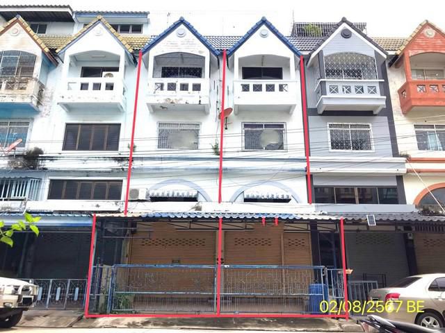 ขายอาคารพาณิชย์ 3 ชั้น 2 คูหาหมู่บ้าน ตะวันนา ซ.นนทบุรี 42 นนทบุร