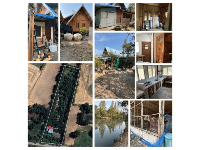 บ้านพร้อมที่ดิน 5 ไร่ 3 งาน ต.สระกระโจม สุพรรณบุรี