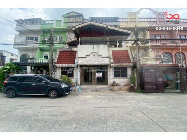 ขายทาวน์เฮาส์ 3 ชั้น 2 คูหา 34 ตารางวา ใกล้ทางด่วน ถนนวิภาวดี – สุทธิสาร  MRT สุทธิสาร