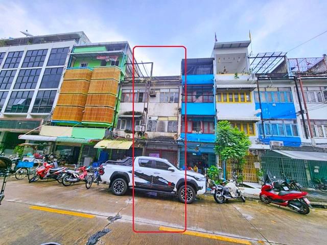 ให้เช่าอาคาร 4ชั้น ถ.ข้าวสาร MRTสามยอด1.5 กม.4นอน ศาลเจ้าพ่อเสือ