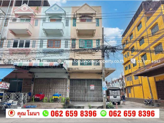 ขาย อาคารพาณิชย์ 3 ชั้นครึ่ง หลังมุม กาญจนาภิเษก ซอย 5