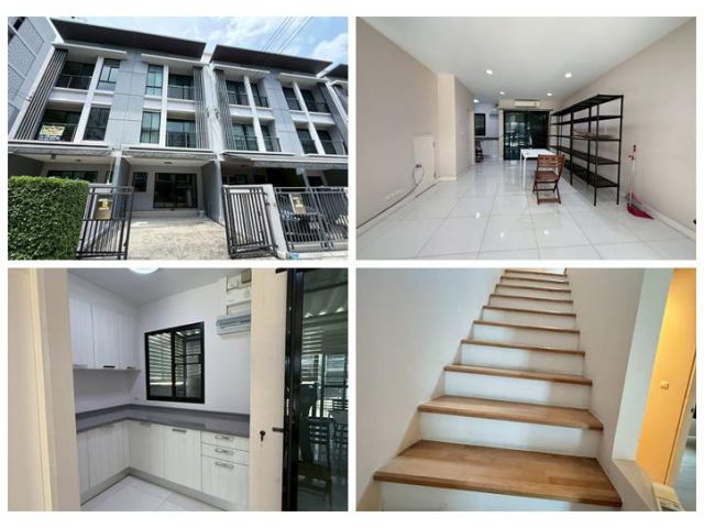 ขายทาวน์โฮม 3 ชั้น บ้านกลางเมือง รัตนาธิเบศร์ ใกล้รถไฟฟ้าสายสีม่วง สภาพใหม่ เจ้าของดูแลดีมาก โทร 091-0601637