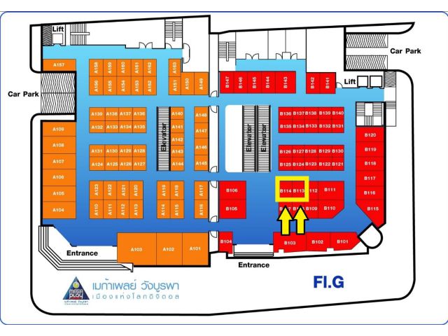 ขายด่วน ทำเลหายากพื้นที่ขายของMega Plaza สะพานเหล็ก 2ยูนิตรวม 17.1ตร.ม โซนB ชั้น1 ใกล้บันไดเลื่อนหลัก ปล่อยเช่าง่าย