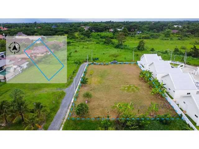 C774 ขายที่ดิน 1 ไร่ ที่ดินพร้อมสร้างบ้าน ที่สันกำแพง | Land to build on 1 rai in San Kamphaeng for Sale