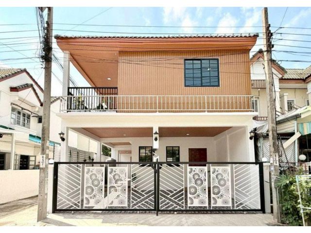 ขายบ้าน กฤษณา ร่มเกล้า มีนบุรี รีโนเวทใหม่ ฟรีโอนพร้อมเฟอร์นิเจอร์