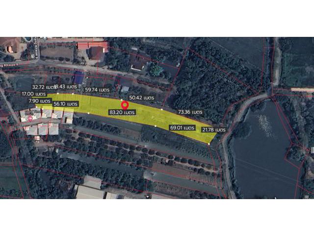 ขายที่ดิน 3-2-56 ไร่ สารภี เชียงใหม่ ห่างถนนหลัก HWY1008 เพียง 45