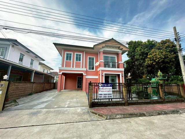 ขายบ้านเดี่ยว 2 ชั้น ขนาด 51 ตร.ว. หมู่บ้านภัสสร 28 กิ่งแก้ว - หนามแดง ใกล้สนามบินสุวรรณภูมิ