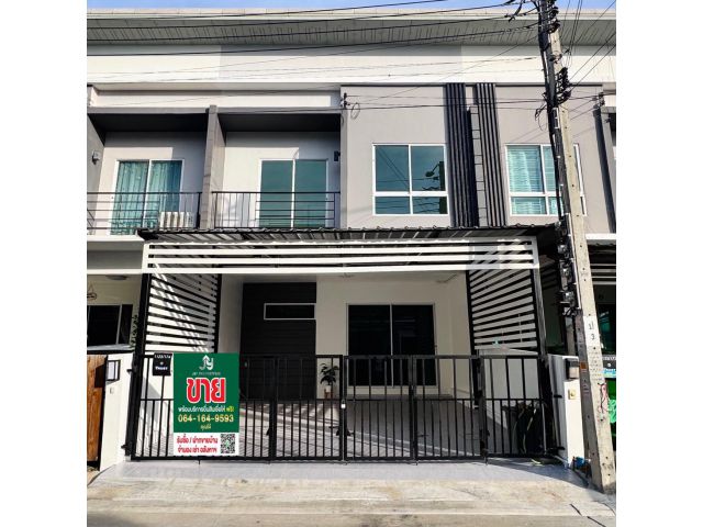 ขายด่วนบ้านทาวร์โฮม 2ชั้น โครงการเดอะทรัส แพรกษา ตกแต่งใหม่พร้อมอยู่ พื้นที่ 20.5 ตร.วา