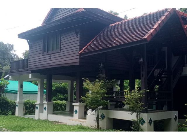 ขายบ้านพักตากอากาศติดลำธารน้ำในโครงการบ้านปงหางดงพร้อมโอน