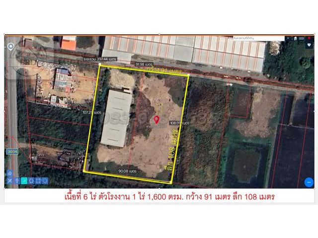 ขายขาดทุน  ถูกมากโรงงานใหม่พร้อมใช้ ถนนบางบัวทอง-สุพรรณ เนื้อที่