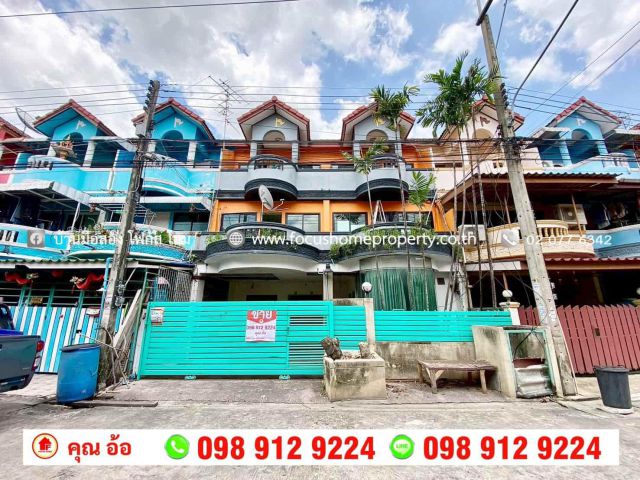 ขาย ทาวน์เฮ้าส์ 3 ชั้น 2 คูหา หมู่บ้านพรทวีวัฒน์ 1​ รังสิต-คลอง 1