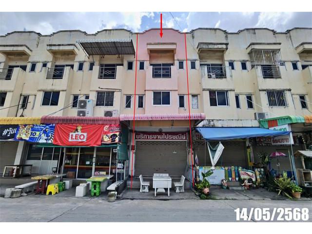 ขายอาคารพาณิชย์ 3 ชั้นหมู่บ้าน บุญนคร ถ.บ้านเก่า-พานทอง ชลบุรี