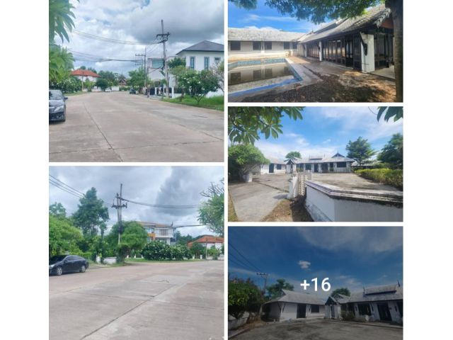 #*ขายที่ดิน876ตร.ว.(พร้อมอาคารสปาสไตล์บาหลี)อยู่ติดถนนหลักในหมู่บ้านธารดง หลังกาดฝรั่งวิลเลจ ขายตามสภาพปัจุบัน ถูกๆ