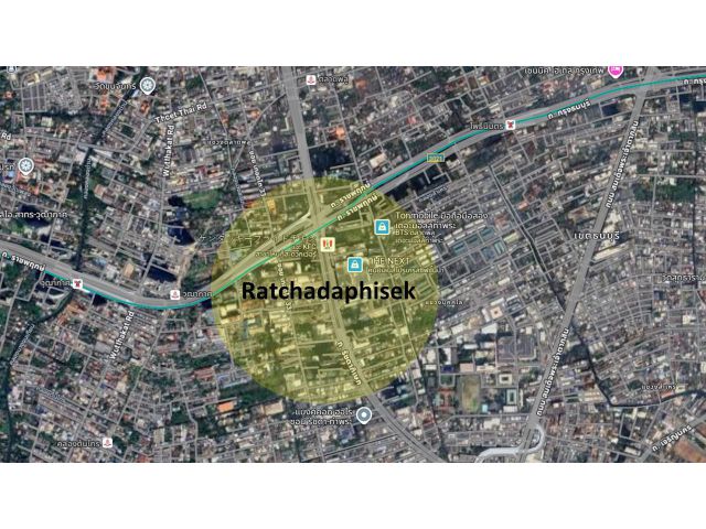 ขายที่ดินพร้อมสิ่งปลูกสร้าง 384 ตร.ว. ถนนรัชดาภิเษก ตรงข้ามเดอะมอลล์ไลฟ์สโตร์ ท่าพระ ห่างBTS ตลาดพลู 260 เมตร