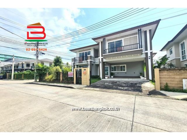 บ้านเดี่ยว ภัสสร เพรสทีจ ปิ่นเกล้า-เพชรเกษม เนื้อที่ 65.5 ตรว ซ.กระทุ่มล้ม 31 ต.กระทุ่มล้ม อ.สามพราน จ.นครปฐม