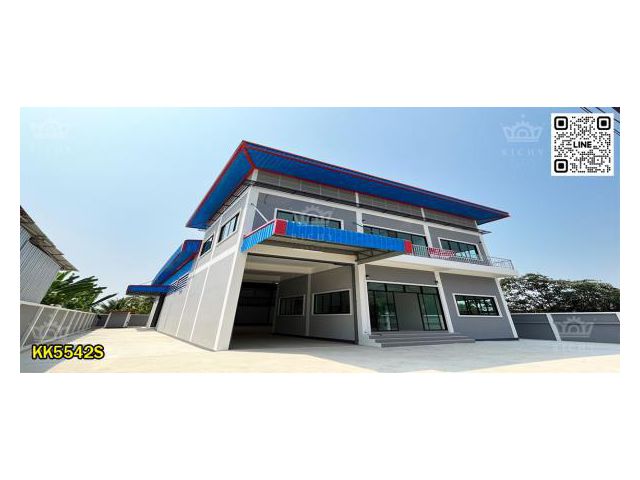 คุ้มค่าเกินตัว โรงงาน 250 ตร.ว. เพียง 10.5 ล้าน พื้นใต้หลังคา 567 ตร.ม. พื้นโรงงานรับโหลด 3 ตัน พร้อมออฟฟิศ 2 ชั้น