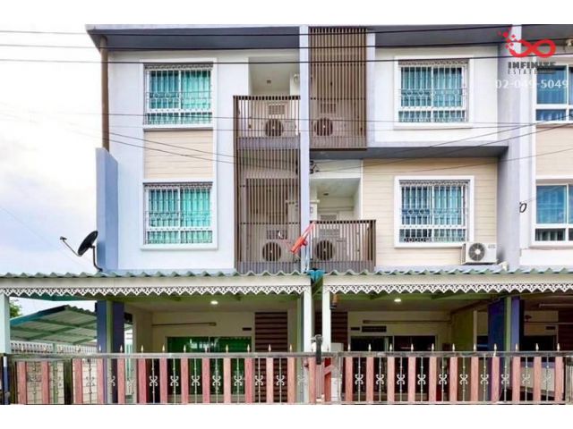 ขายโฮมออฟฟิศ 3 ชั้น เดอะริช บิซโฮม สุขุมวิท 105 พร้อมอยู่ ใกล้ MRT ศรีลาซาล