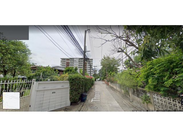 ที่ดินซอยทองหล่อสุขุมวิท55 เหมาะทำบ้านพักอาศัย