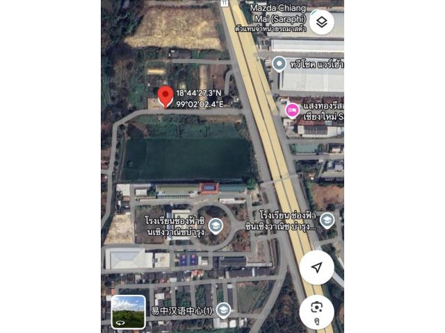 ขายที่ดินข้างโรงเรียนช่อฟ้าซิงเซิงวาณิชบำรุงสารภีพร้อมโอน