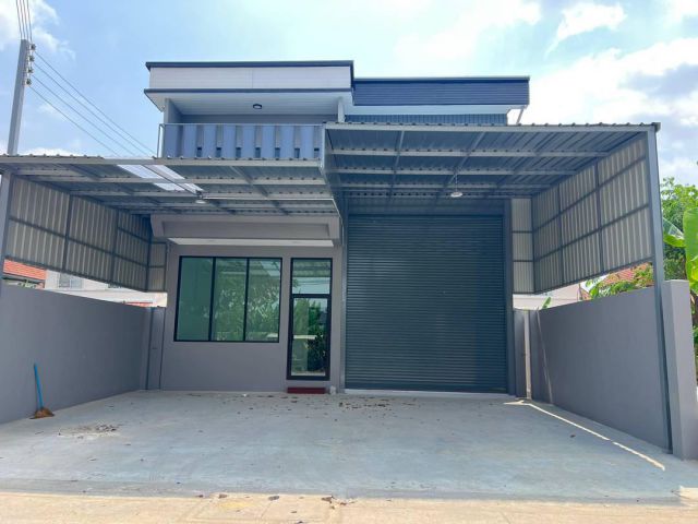 ขายสำนักงาน_โฮมออฟฟิศ_ลำลูกกาคลอง4  โกดังสร้างใหม่ ย่านคลอง4 ลำลูกกา ราคาถูก