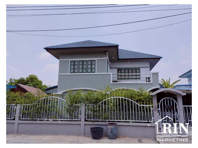R054-009 ขาย หมู่บ้านอยู่เจริญ ซอย รังสิต-นครนายก 51 บ้านเดี่ยว 2 ชั้น ขนาด 76 ตารางวา