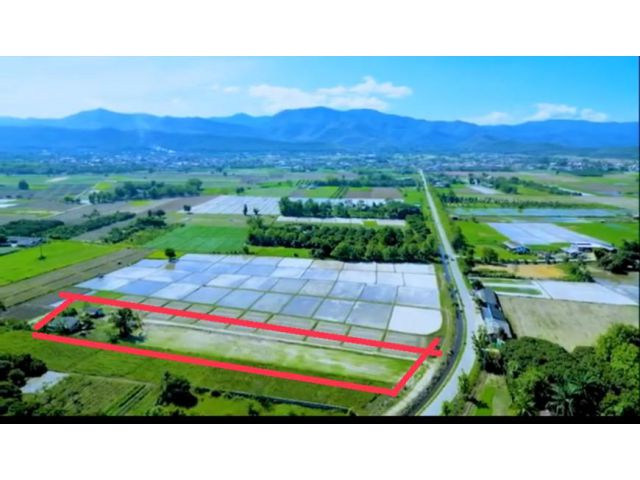 ขายที่ดินเปล่า พื้นที่สีเขียว แนวสนามบินเชียงใหม่แห่งใหม่